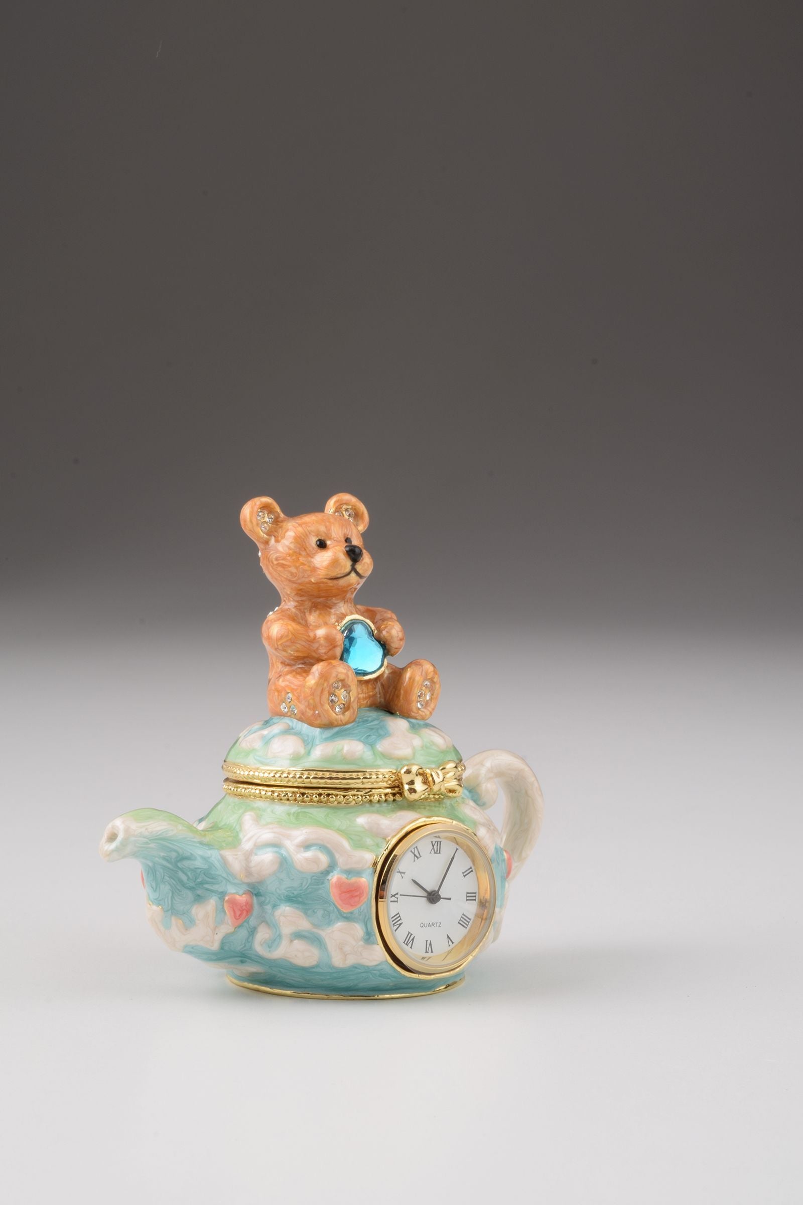 Keren Kopal Teddy Bear Sitting on a Teapot