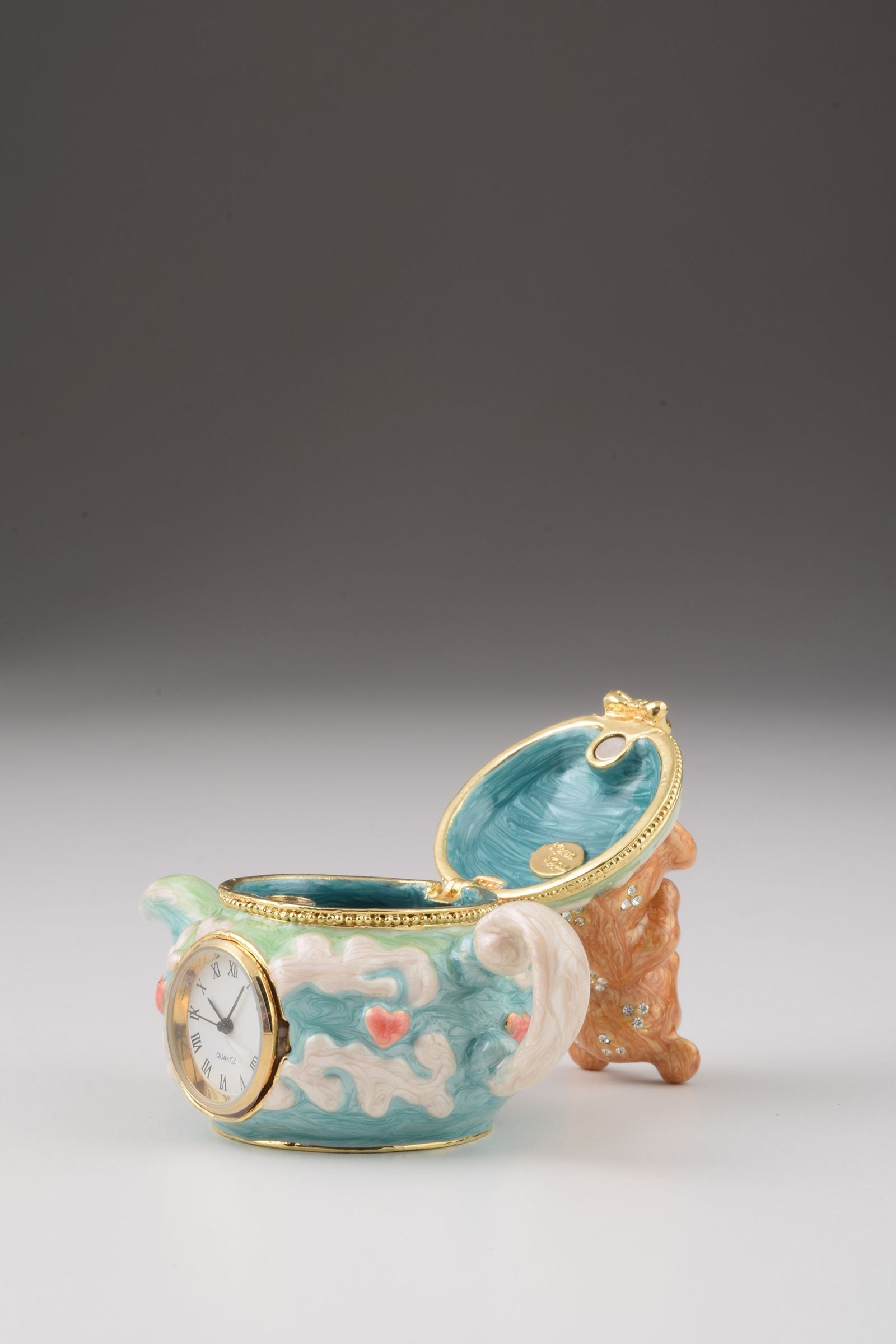 Keren Kopal Teddy Bear Sitting on a Teapot