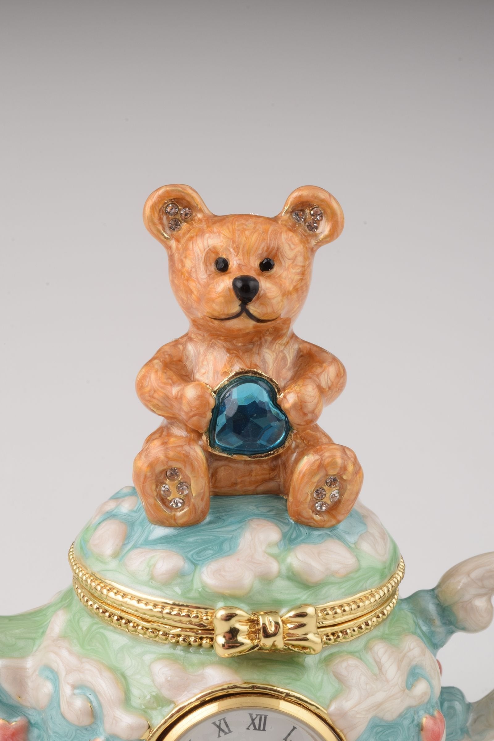 Keren Kopal Teddy Bear Sitting on a Teapot