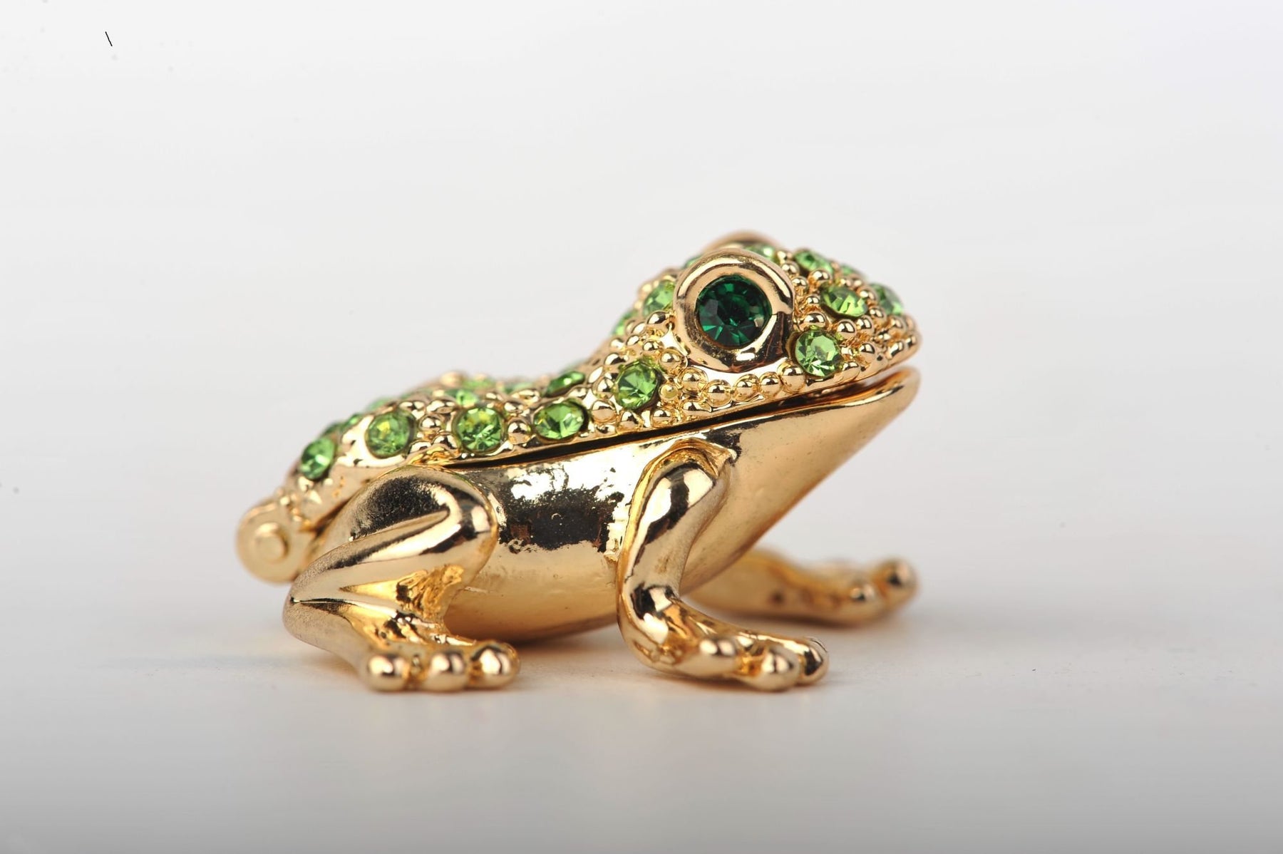 Keren Kopal Tiny Gold & Green Sitting Toad