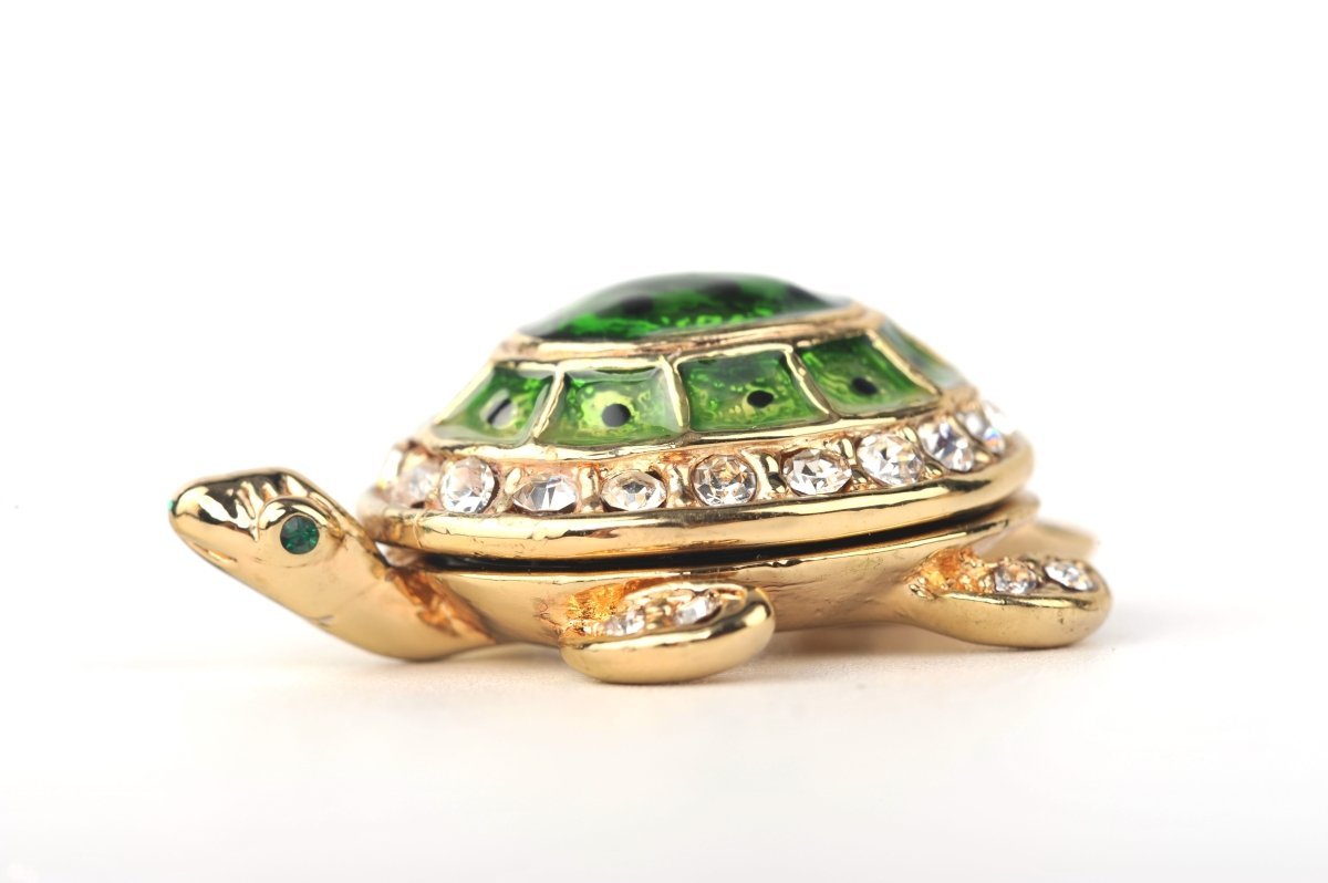 Keren Kopal Tiny Green & Gold Sea Turtle