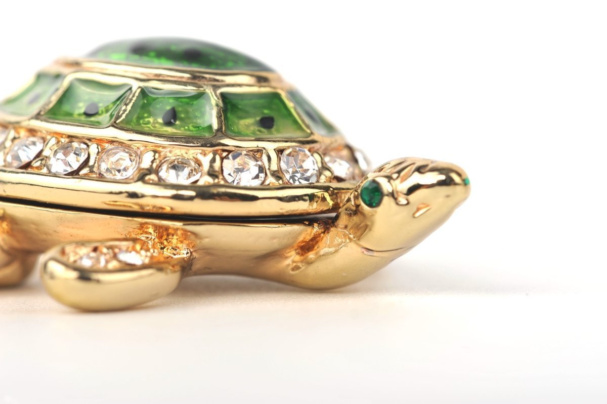 Keren Kopal Tiny Green & Gold Sea Turtle