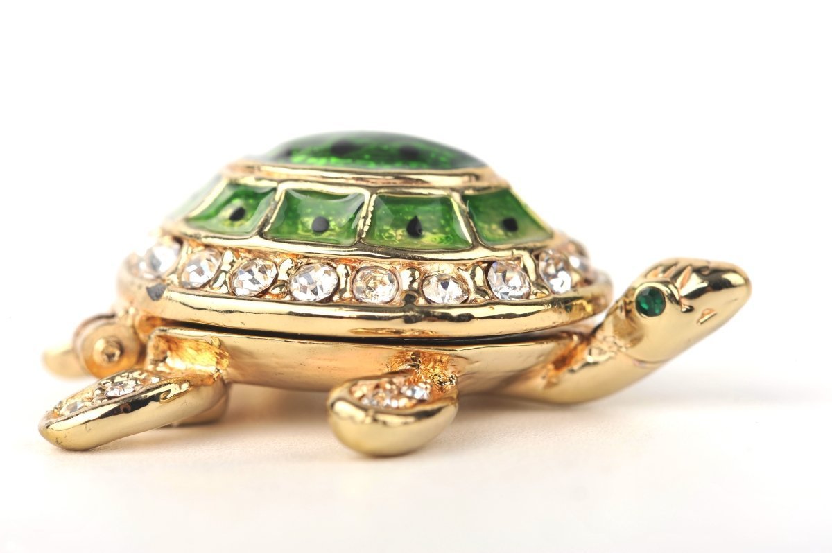 Keren Kopal Tiny Green & Gold Sea Turtle