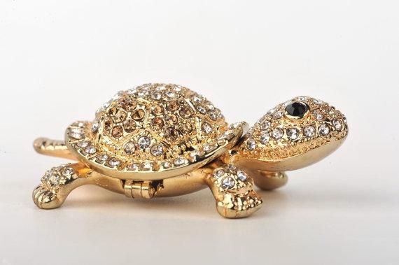 Keren Kopal Tiny Silver and Gold Turtle