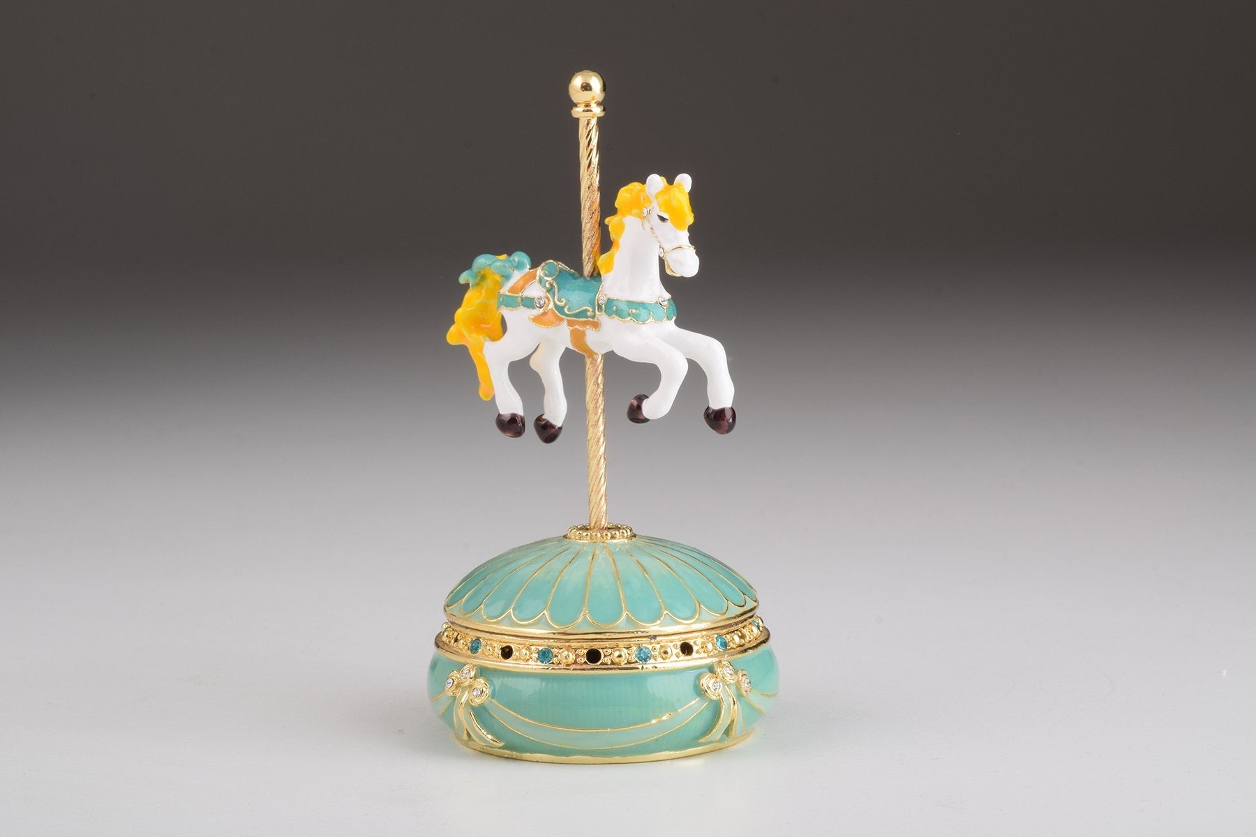 Keren Kopal Turquoise Wind up Music Carousel