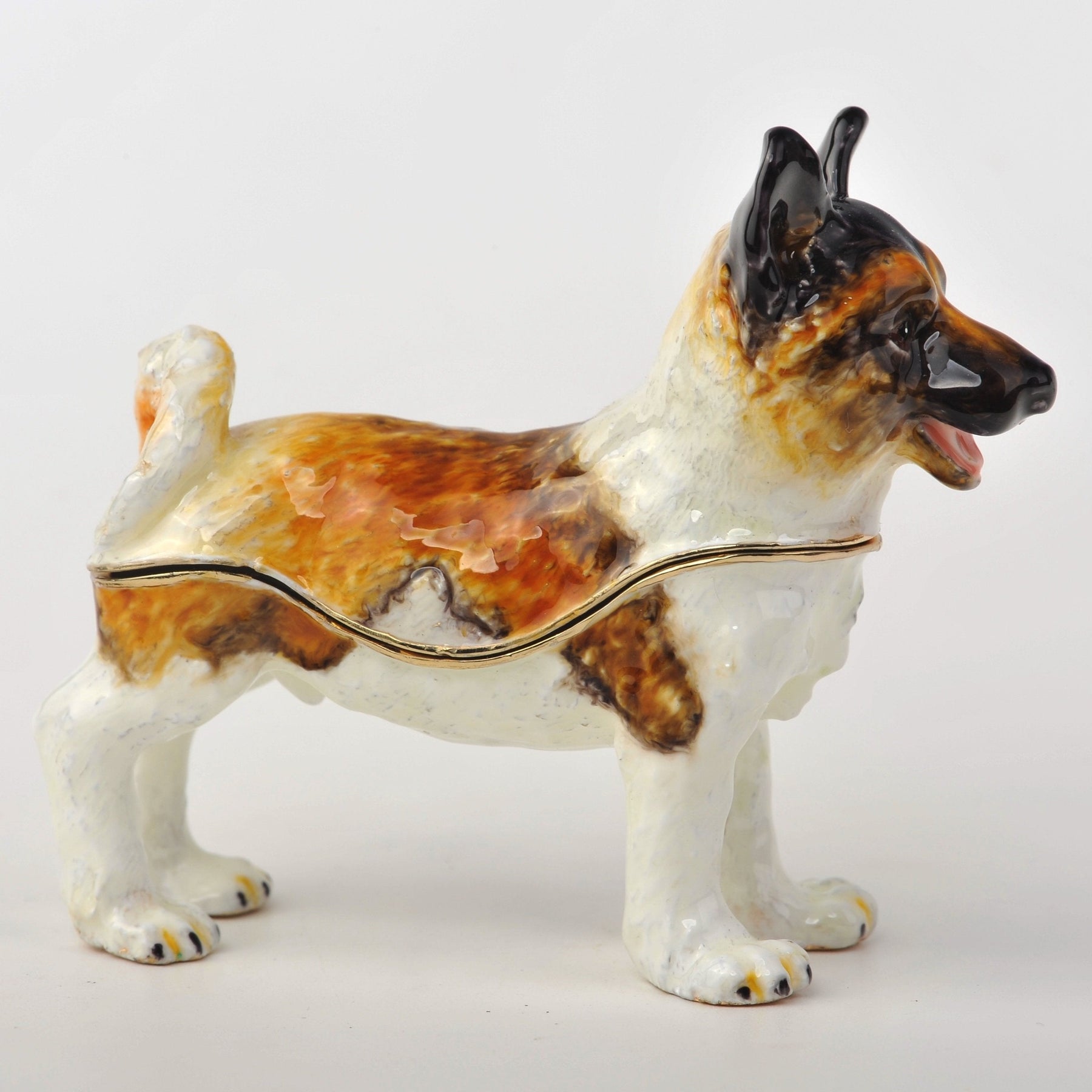 Keren Kopal White Dog with Brown Spots