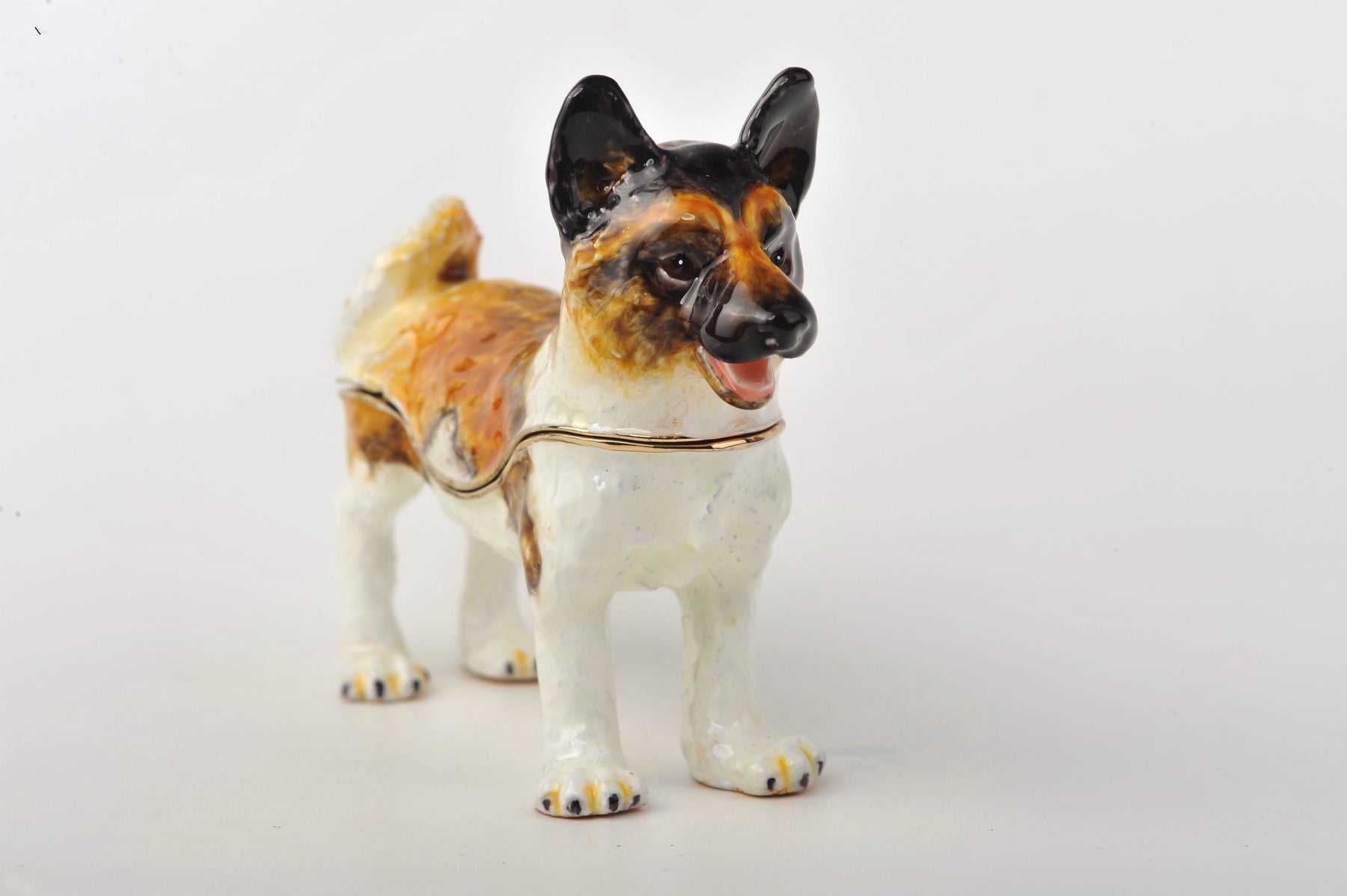 Keren Kopal White Dog with Brown Spots