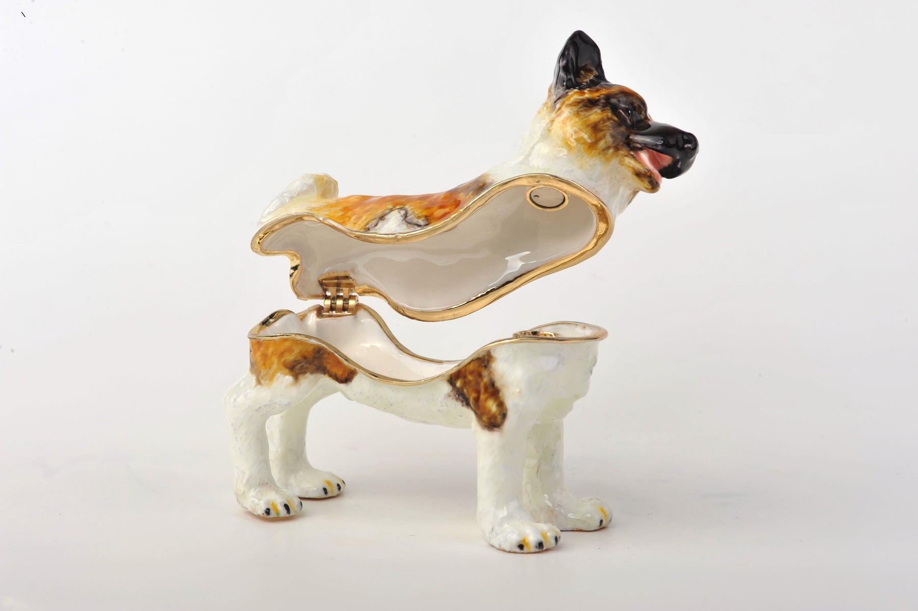 Keren Kopal White Dog with Brown Spots