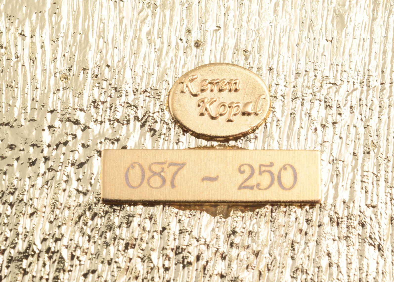 Keren Kopal White Plate Decorated Trinket Box