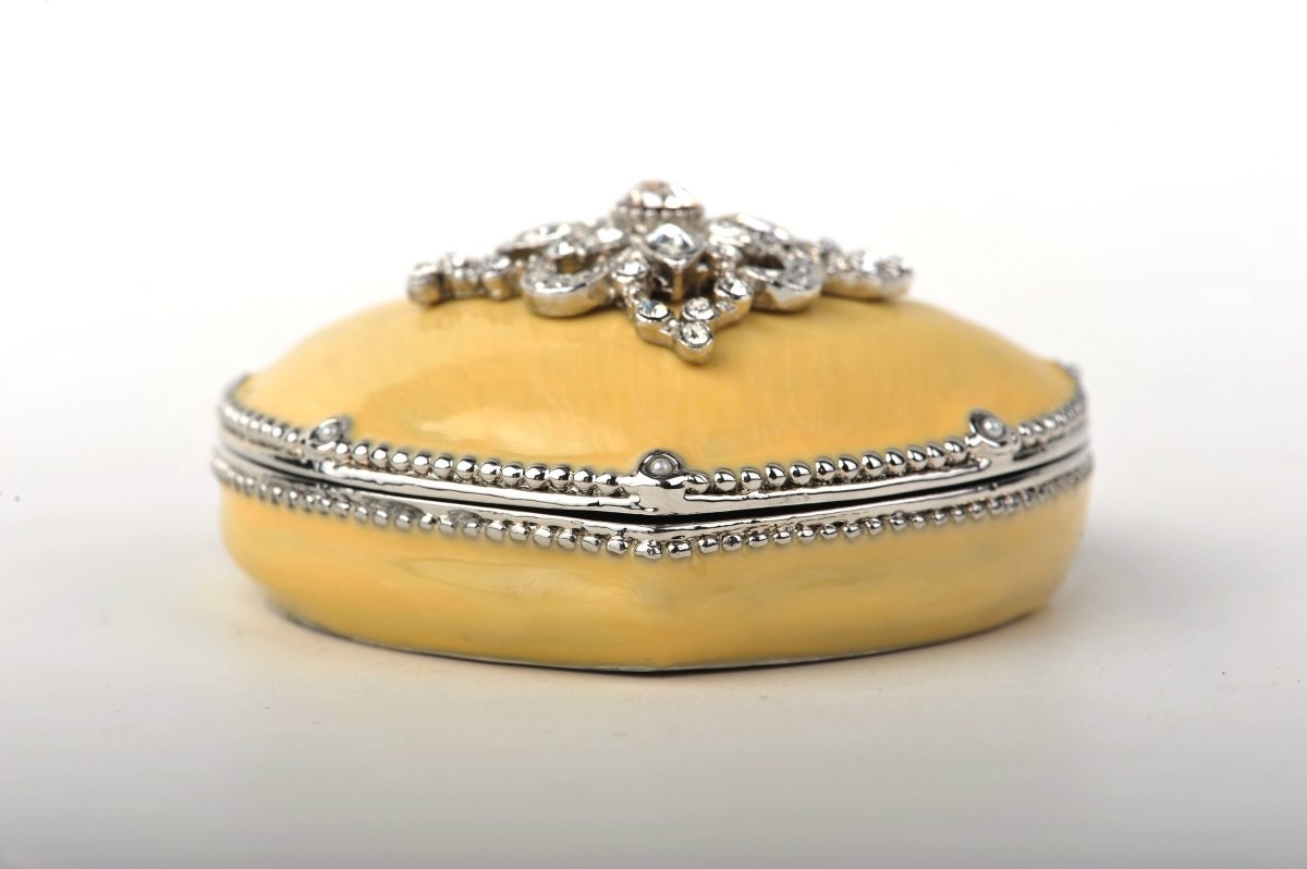 Keren Kopal Yellow Heart Jewelry Keepsake Box