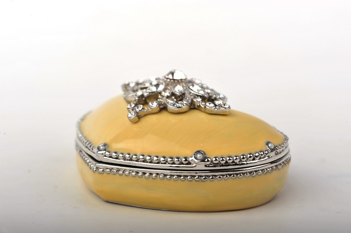 Keren Kopal Yellow Heart Jewelry Keepsake Box