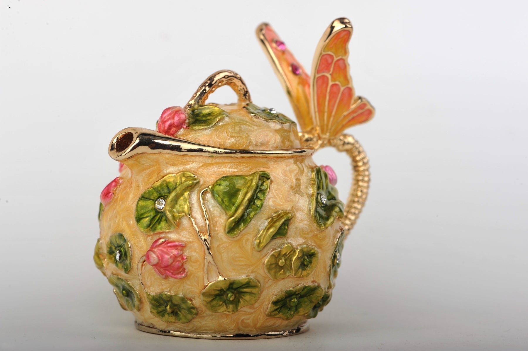 Keren Kopal Yellow Kettle With Butterfly