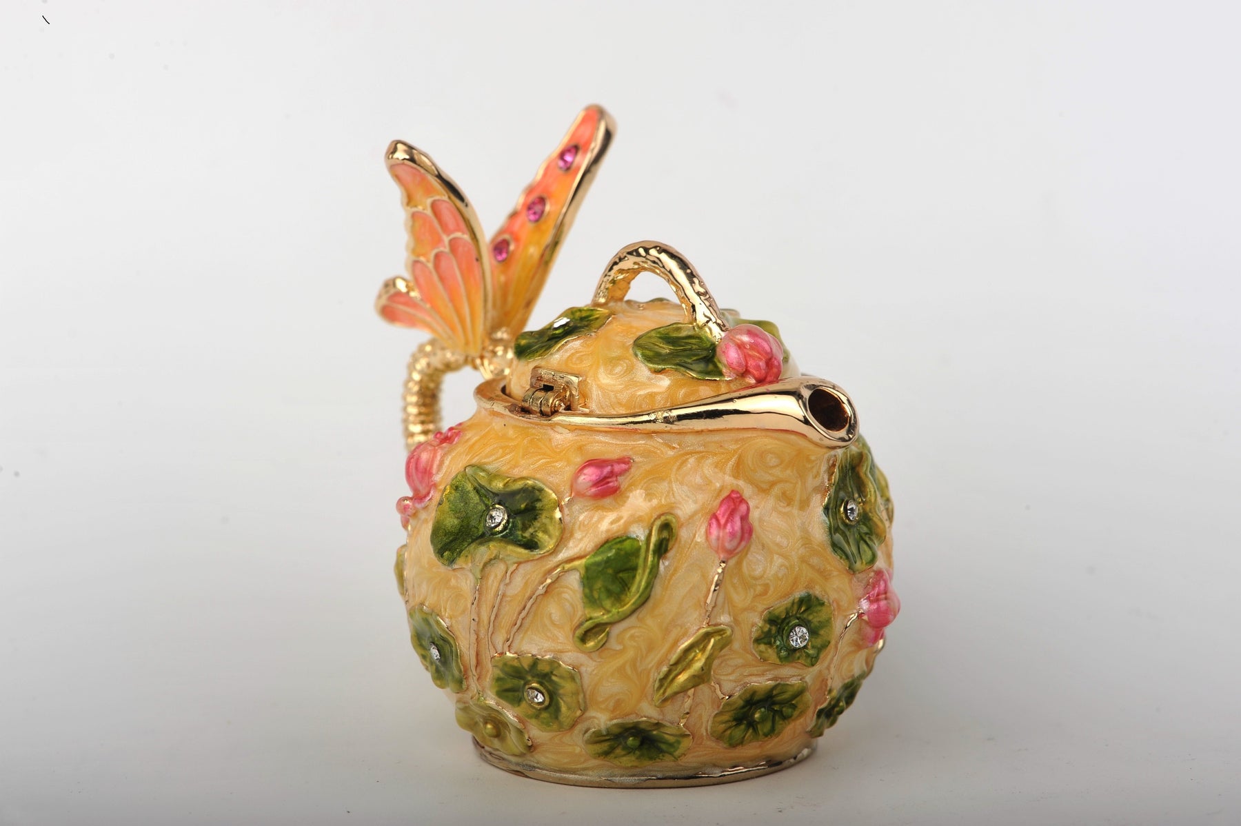 Keren Kopal Yellow Kettle With Butterfly