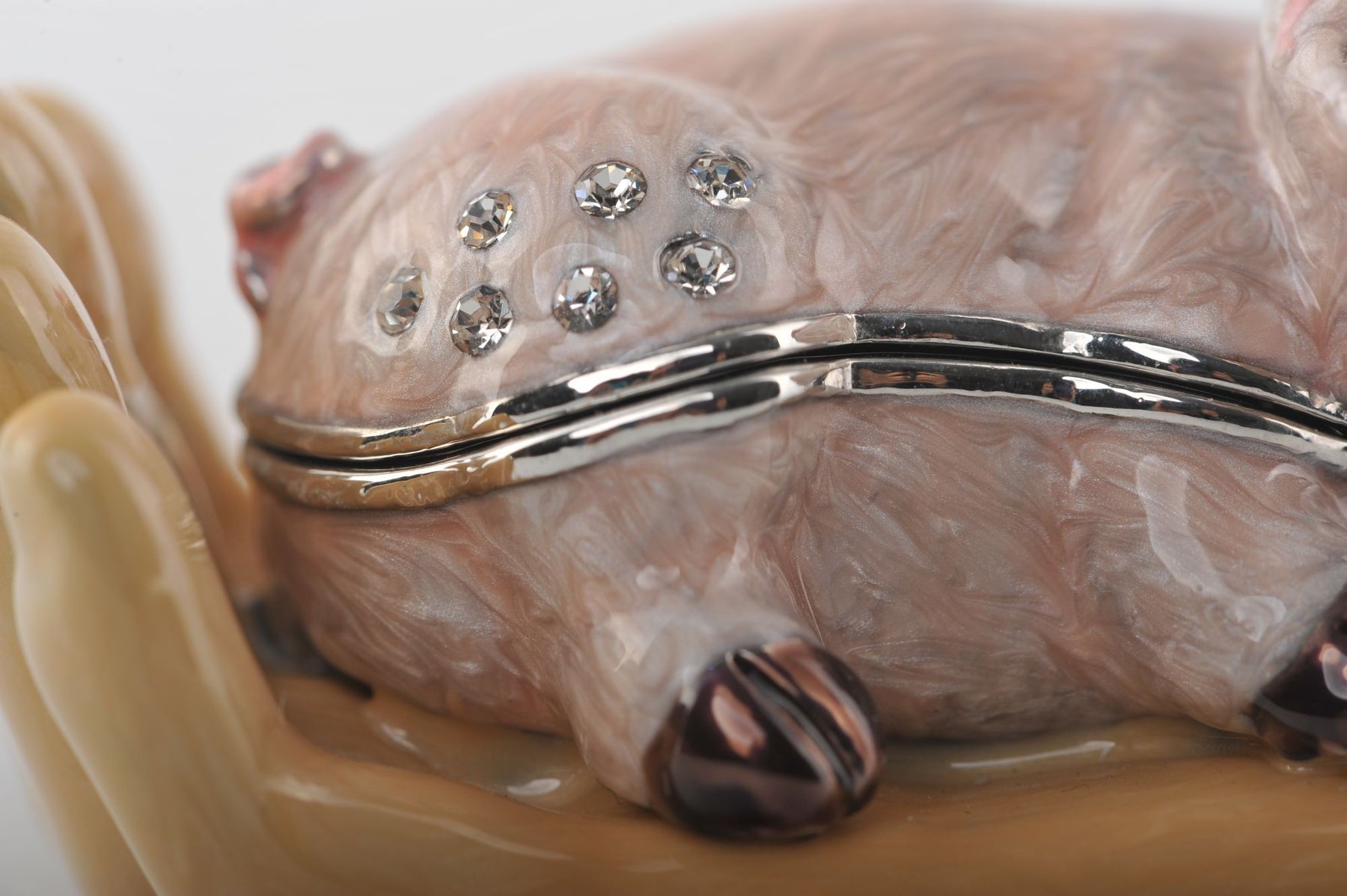 Keren Kopal Zodiac Pig Laying on Hand