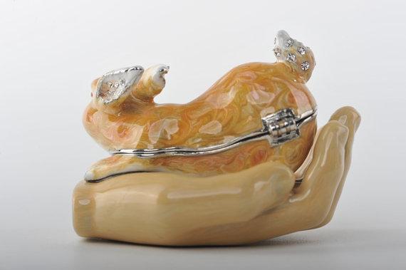 Keren Kopal Zodiac Rabbit Laying on Hand