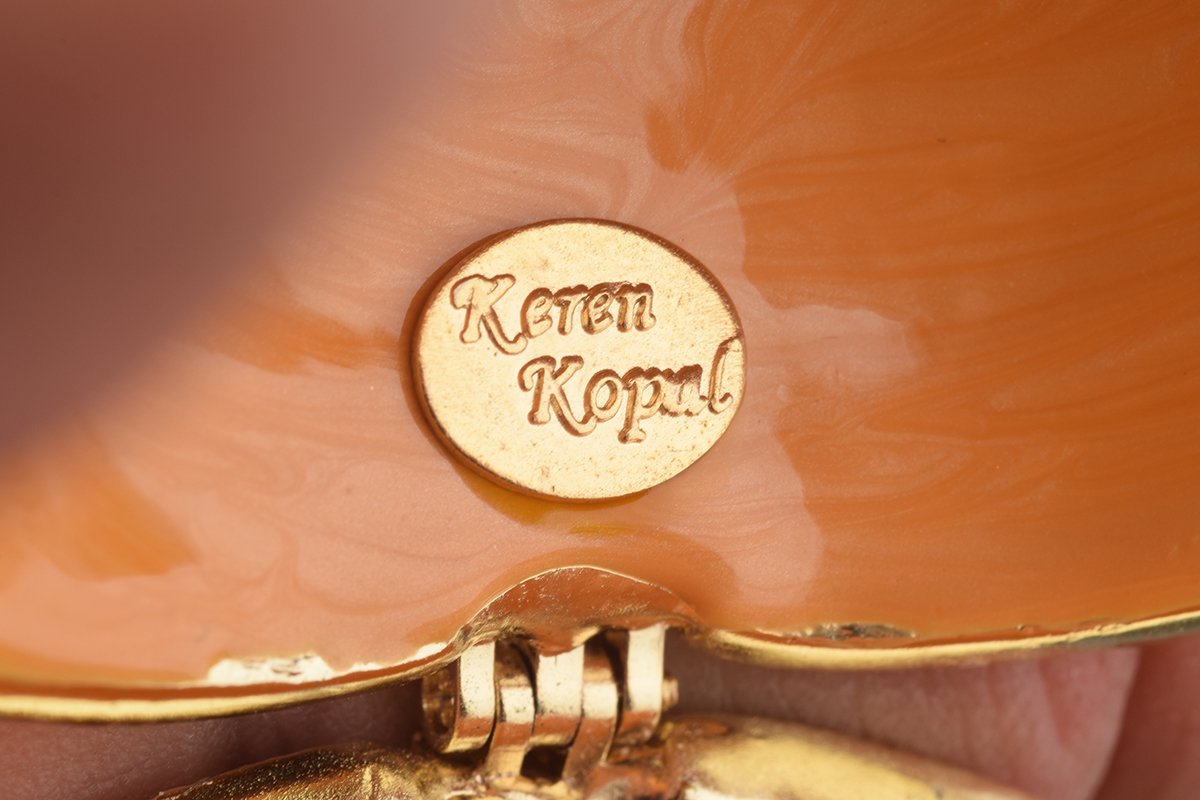 Keren Kopal Colorful Peacock Faberge Egg