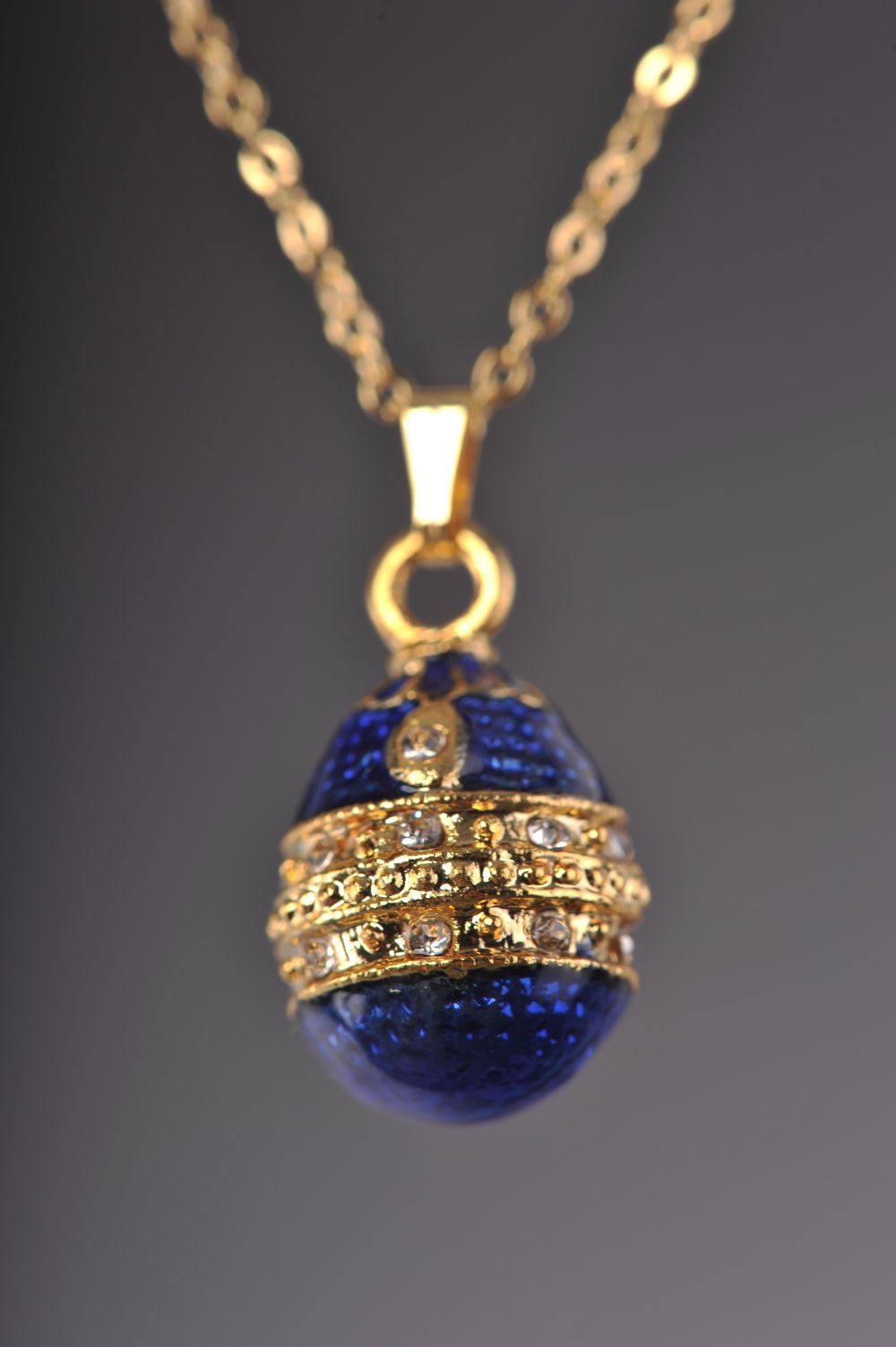 Keren Kopal Blue Egg Pendant Necklace