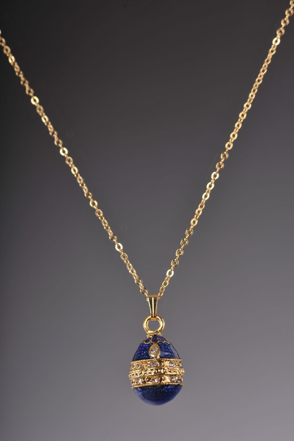 Keren Kopal Blue Egg Pendant Necklace