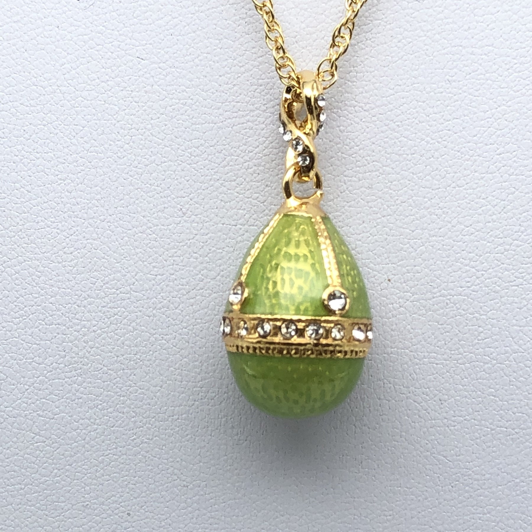 Keren Kopal Gold & Green Egg Pendant Gold Necklace