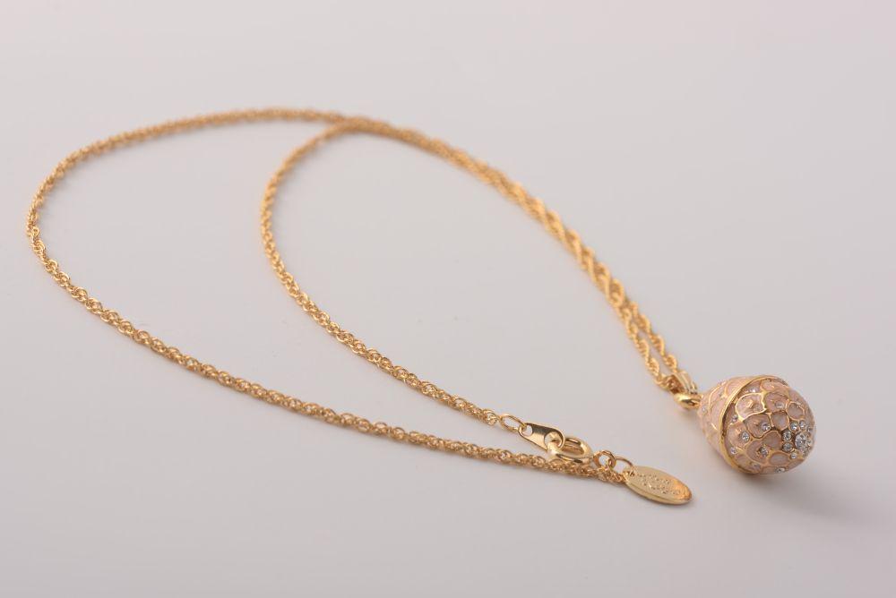 Keren Kopal Light Pink Egg Pendant Necklace