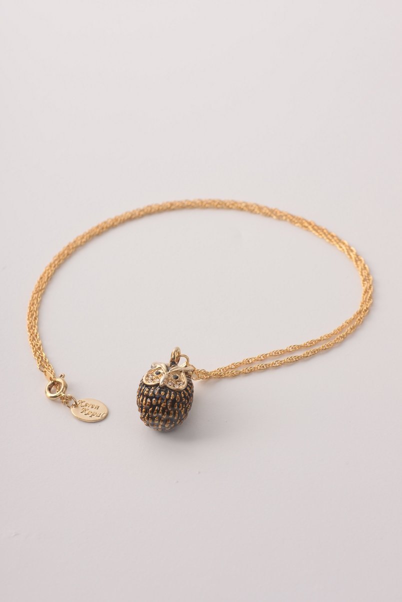 Keren Kopal Owl Charm Pendant Necklace