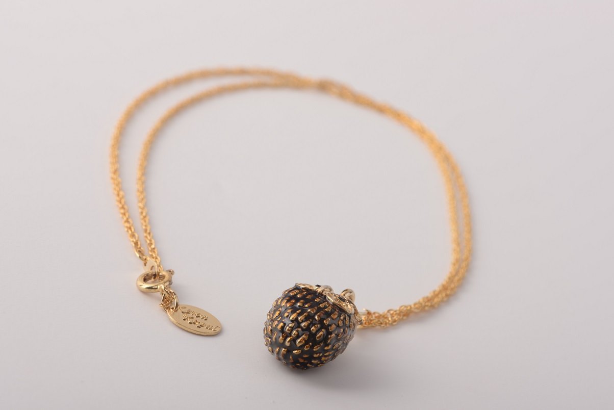 Keren Kopal Owl Charm Pendant Necklace