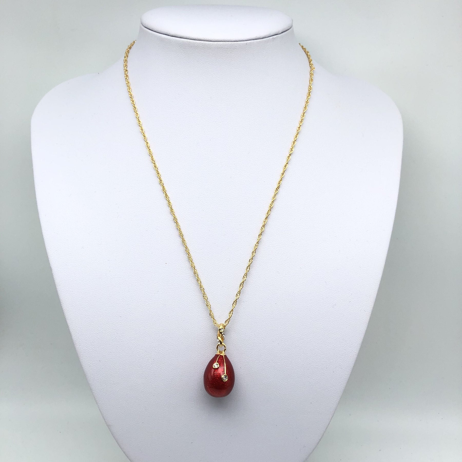 Keren Kopal Red Egg Pendant Necklace