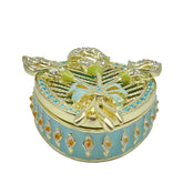 Keren Kopal Green turquoise Beautiful Decorated Trinket Box