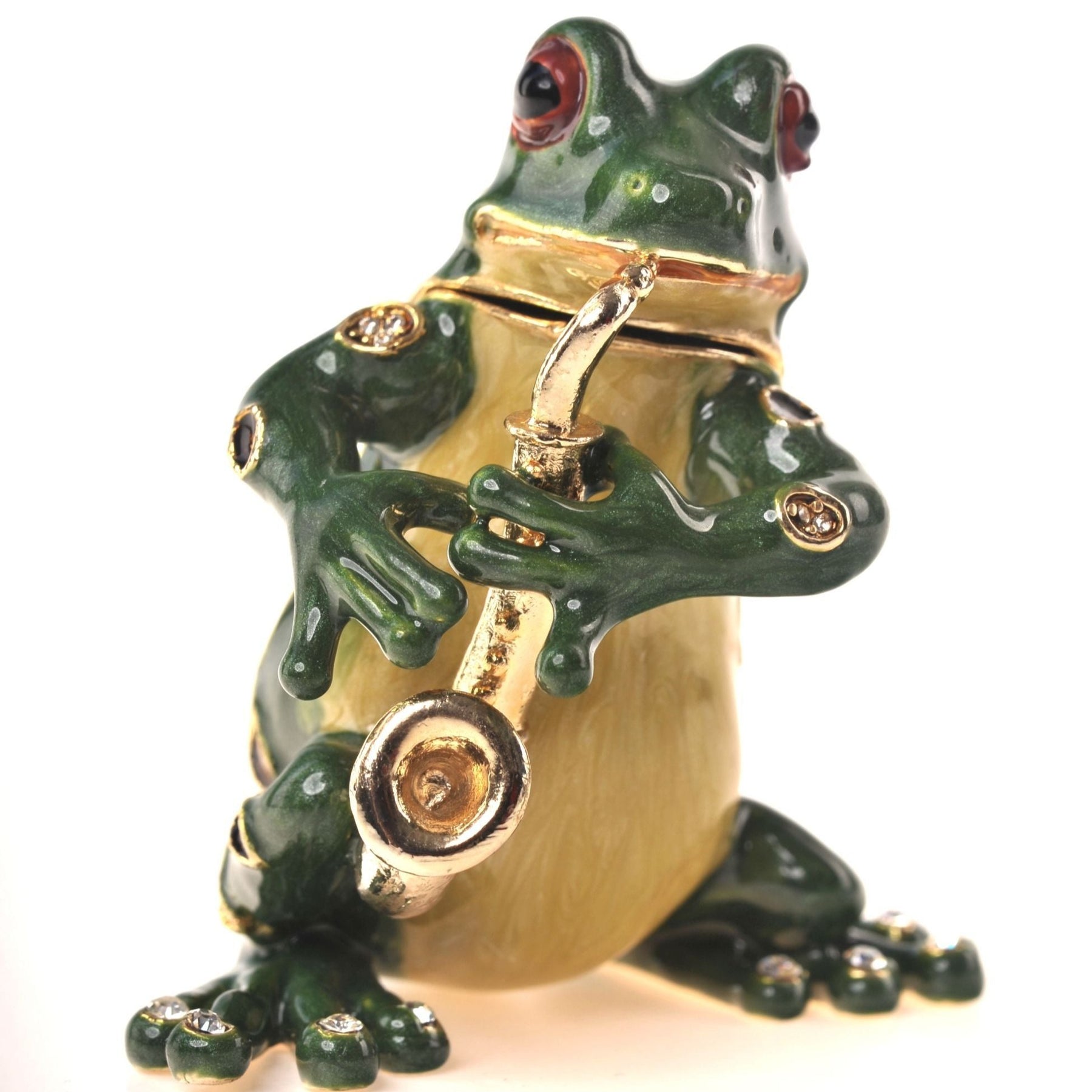 Keren Kopal Frog Playing the Saxophone