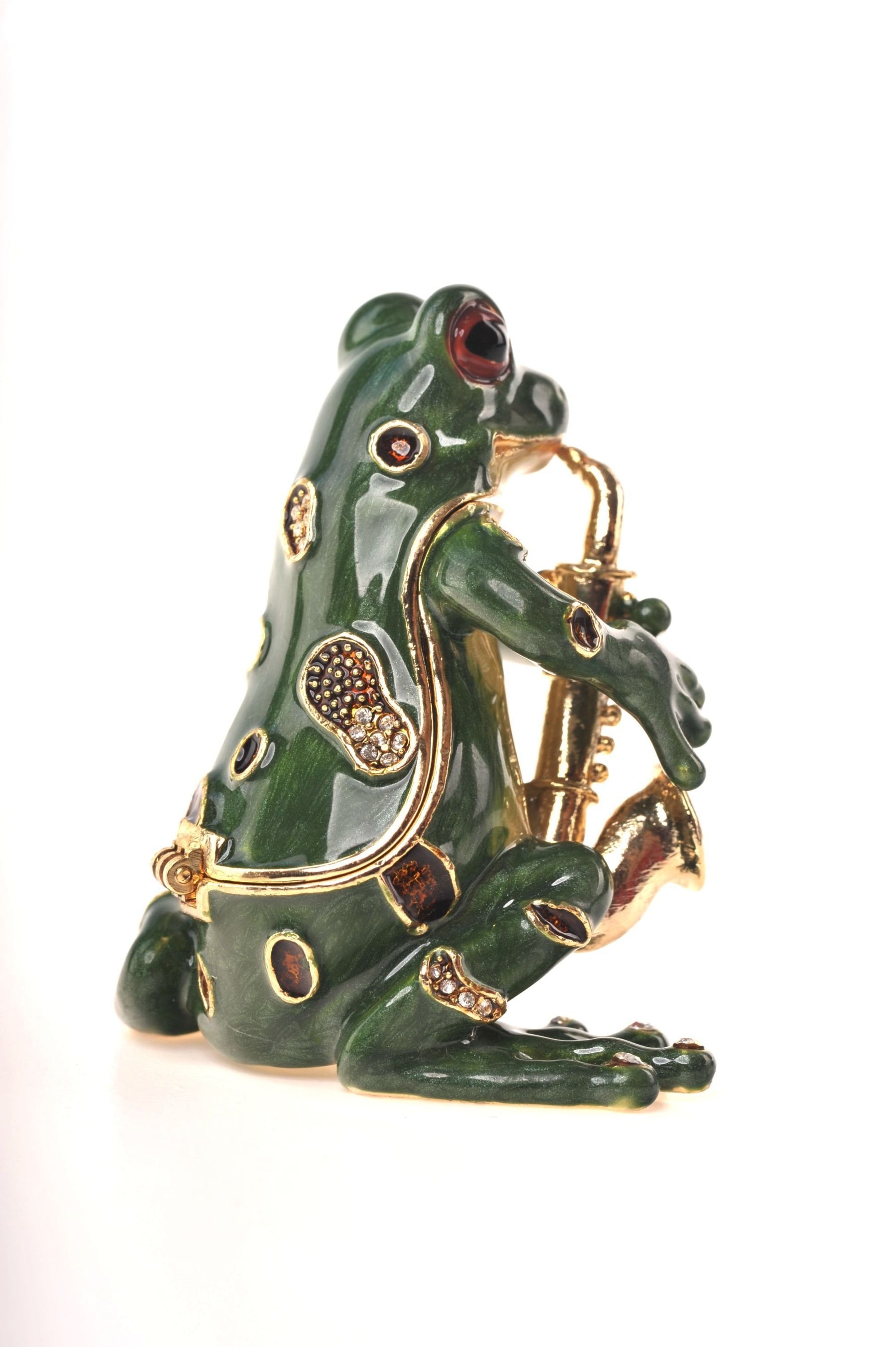 Keren Kopal Frog Playing the Saxophone