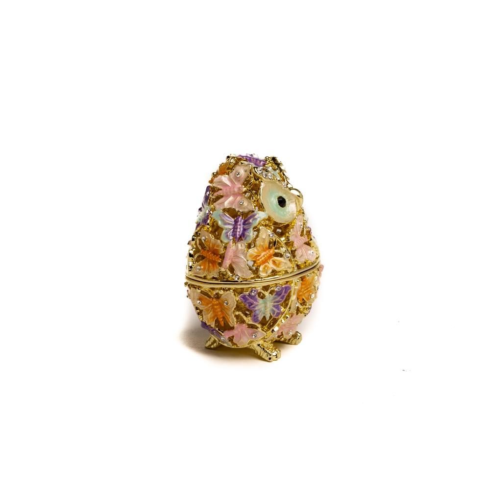 Keren Kopal Golden Owl Decorated with Butterflies