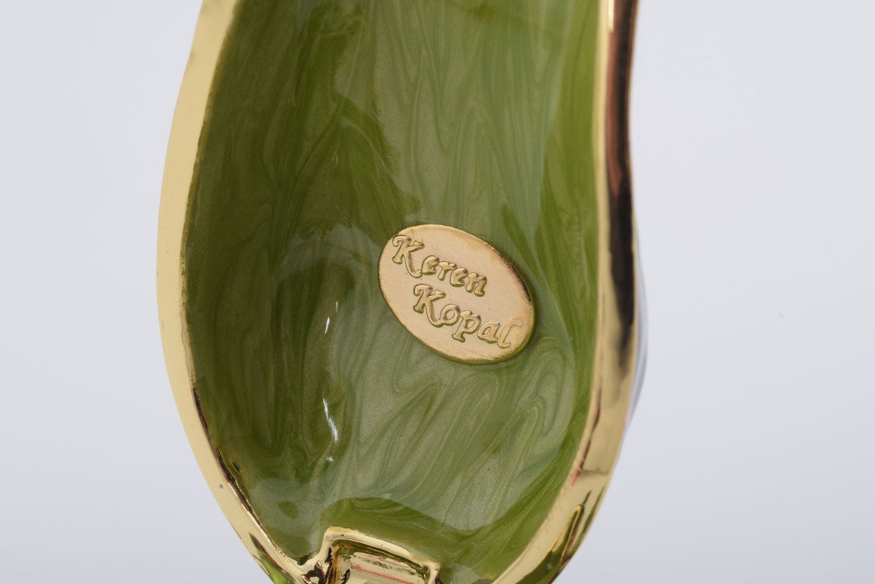 Keren Kopal Green Frog See No Evil