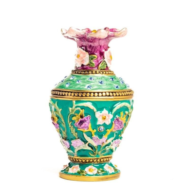 Keren Kopal Green Vase Trinket Box