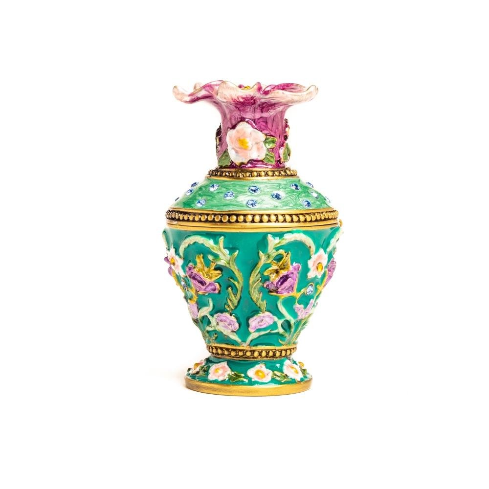 Keren Kopal Green Vase Trinket Box