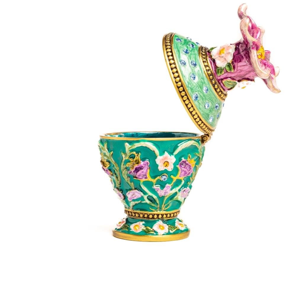 Keren Kopal Green Vase Trinket Box