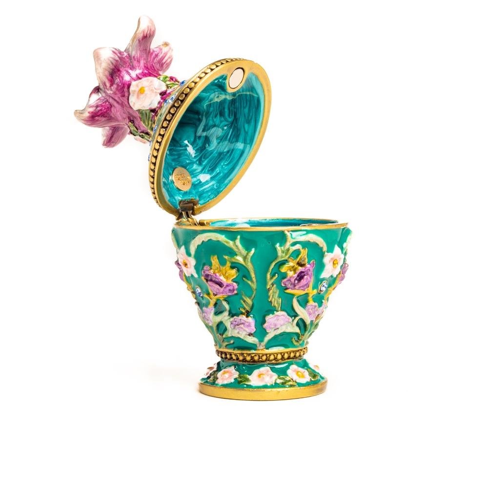 Keren Kopal Green Vase Trinket Box