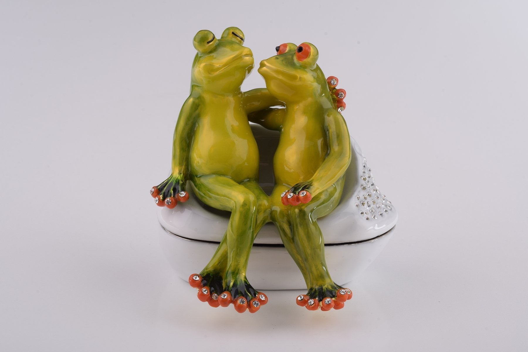 Keren Kopal Two Frogs in love Sitting Together