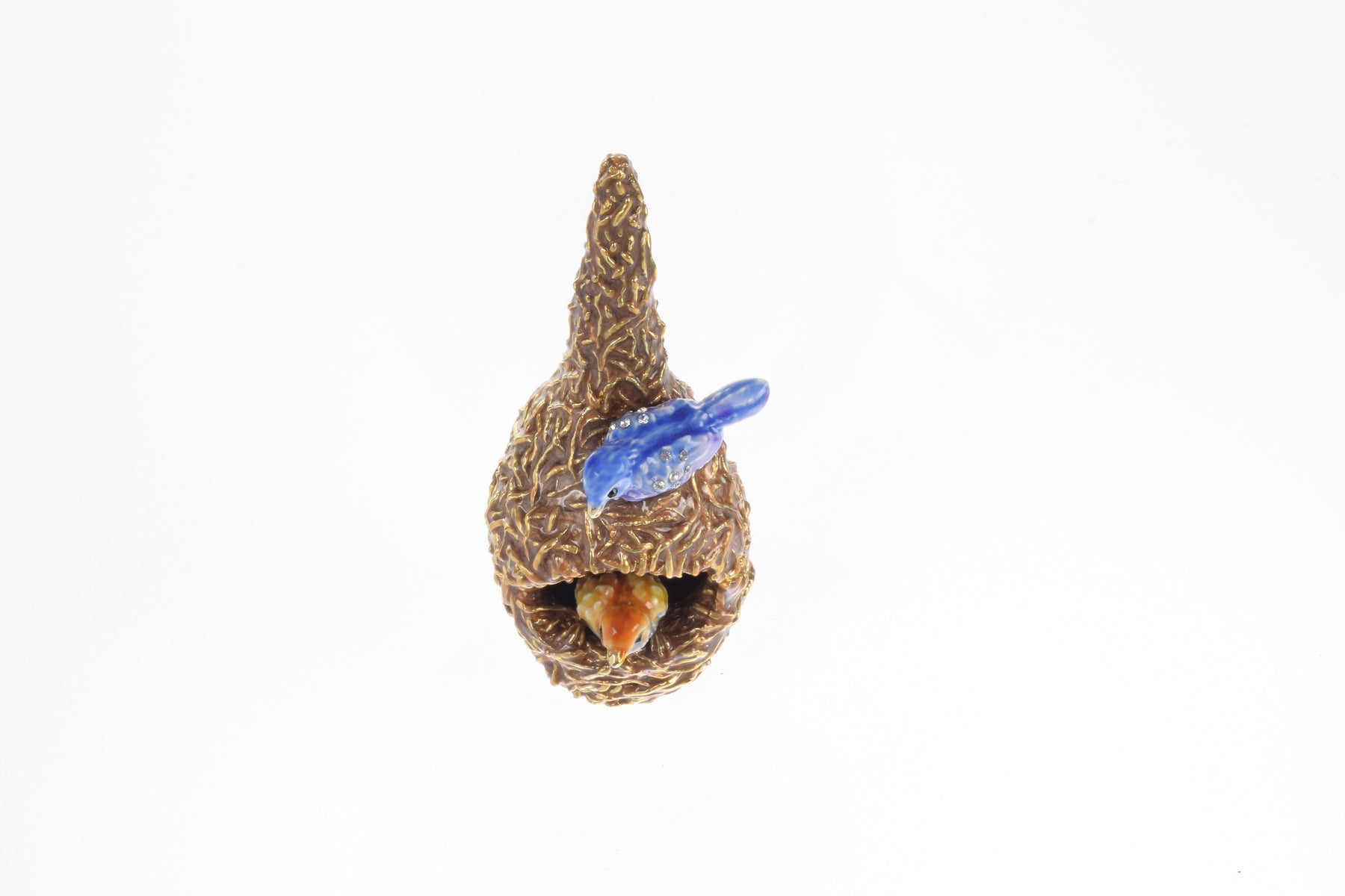 Keren Kopal Two love Birds in a nest Trinket Box