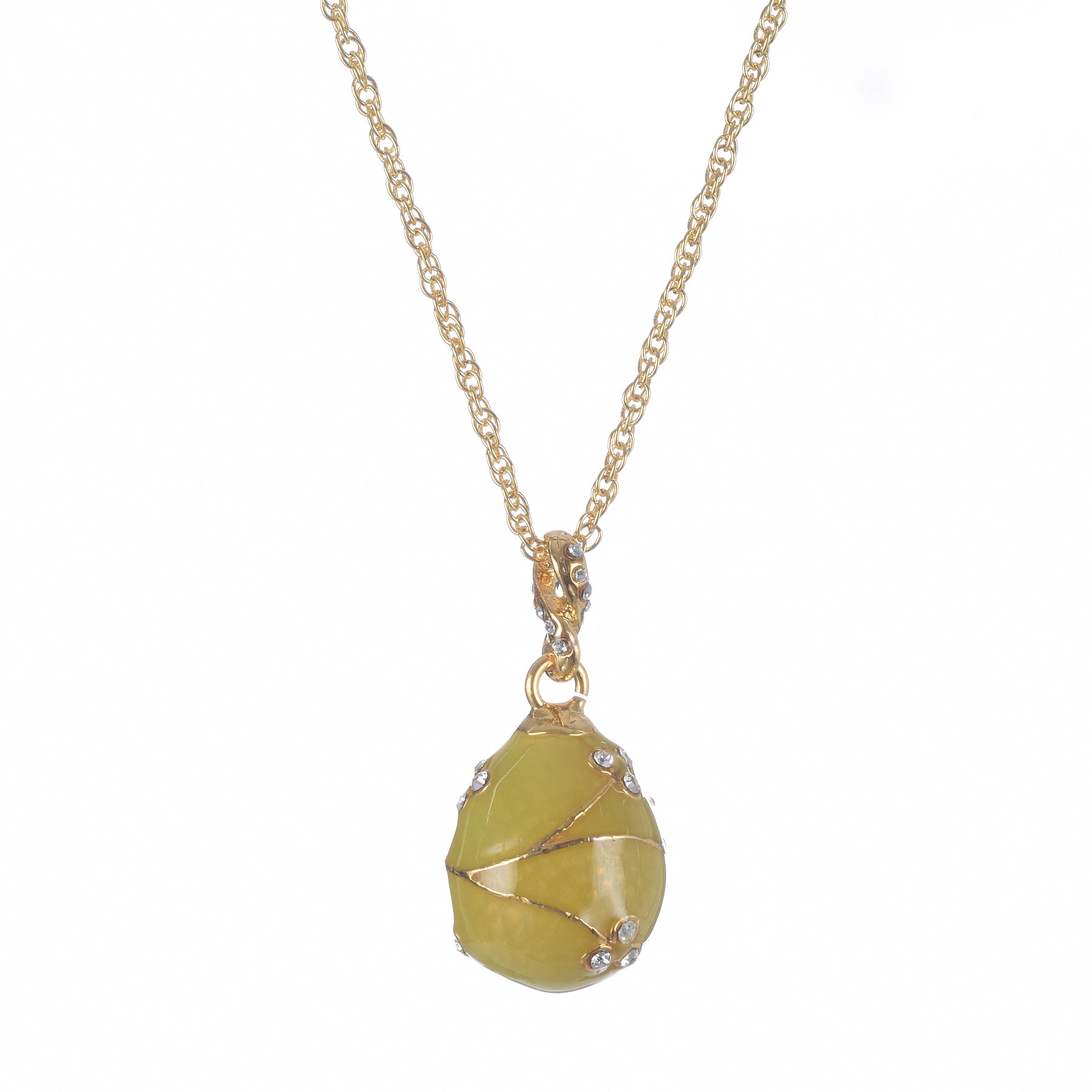 Keren Kopal Yellow Egg Pendant Gold Necklace