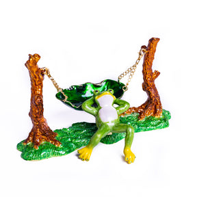 Keren Kopal Frog Relaxing on Hammock