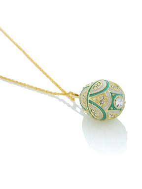 Keren Kopal Gold & Light Blue Egg Pendant Necklace