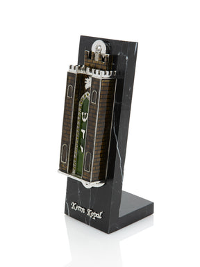 Keren Kopal Brown Holy Ark style Mezuzah