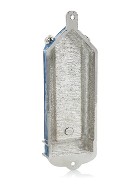 Keren Kopal Blue Holy Ark style Mezuzah