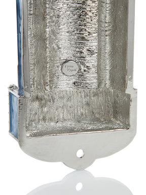 Keren Kopal Blue Western Wall style Mezuzah