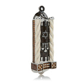 Keren Kopal Brown Modern Judaica Mezuzah