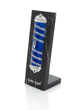 Keren Kopal Blue Modern Mezuzah