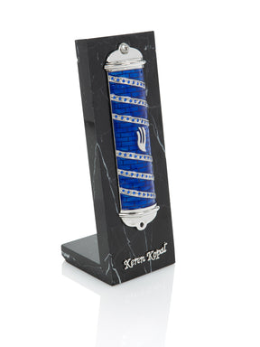 Keren Kopal Blue Modern Mezuzah
