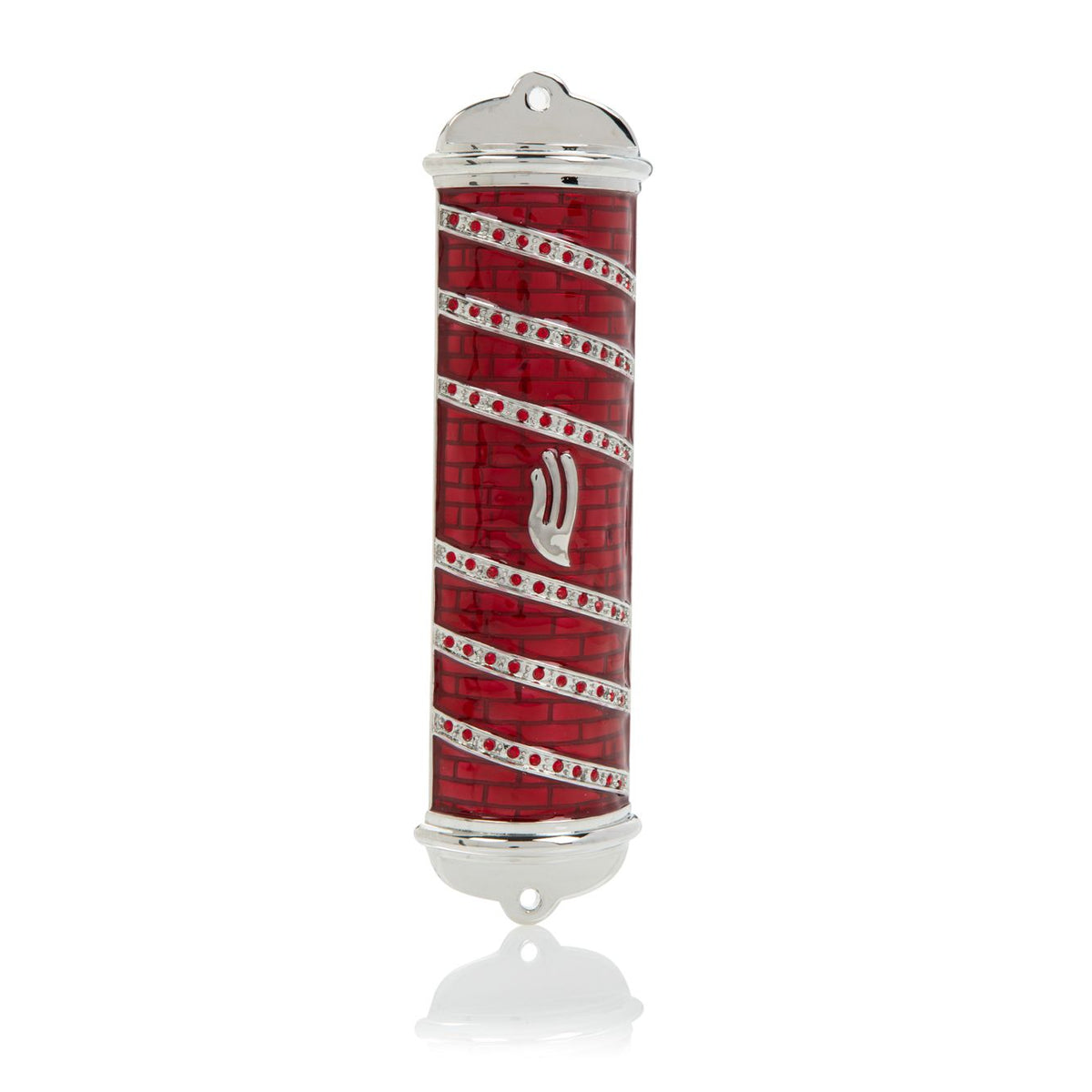 Keren Kopal Red Modern Mezuzah