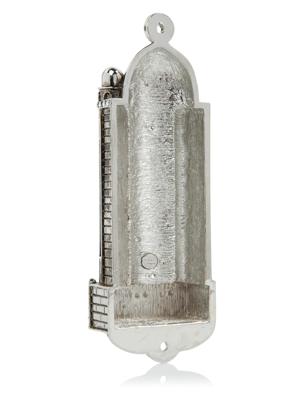 Keren Kopal Silver Western Wall style Mezuzah
