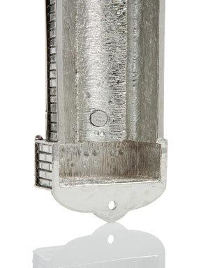 Keren Kopal Silver Western Wall style Mezuzah